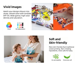 Nhà Máy bán hàng trực tiếp tùy chỉnh màn hình in chuyển Plastisol không thấm nước có thể giặt Truyền nhiệt thiết kế Pet sắt Sticker T-Shirts - Product Image 5