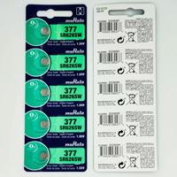 Harga Pabrik Terbaik Baterai Jam Tangan Alkaline MuRata SR626SW Baterai Elektronik 377 364 379 395 397 399 321