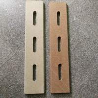 Briques en vermiculite texturées pour cheminées, 25 mm d'épaisseur