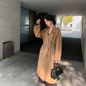 QFZ3111-เสื้อโค้ทกันฝนสไตล์เกาหลีแบบมีฮู้ด ดีไซน์หรูห<span class=keywords><strong>ร</strong></span>า กระดุมสองแถว สำหรับฤดูใบไม้ผลิและฤดูใบไม้<span class=keywords><strong>ร</strong></span>่วง - Product Image 2