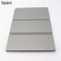 Panneau d'isolation extérieur en PU, design moderne 3D, motif métallique sculpté, pour murs extérieurs d'appartements, ateliers, villas, garantie 5+ ans