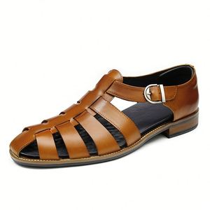 Chaussures italiennes haut de gamme pour hommes, en cuir véritable, à bout pointu, style brillant, idéales pour les affaires et les mariages - Product Image 2