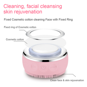 Brosse de nettoyage du visage 2 en 1, nettoyeur de peau à ondes sonores, Machine de rajeunissement de la peau - Product Image 6