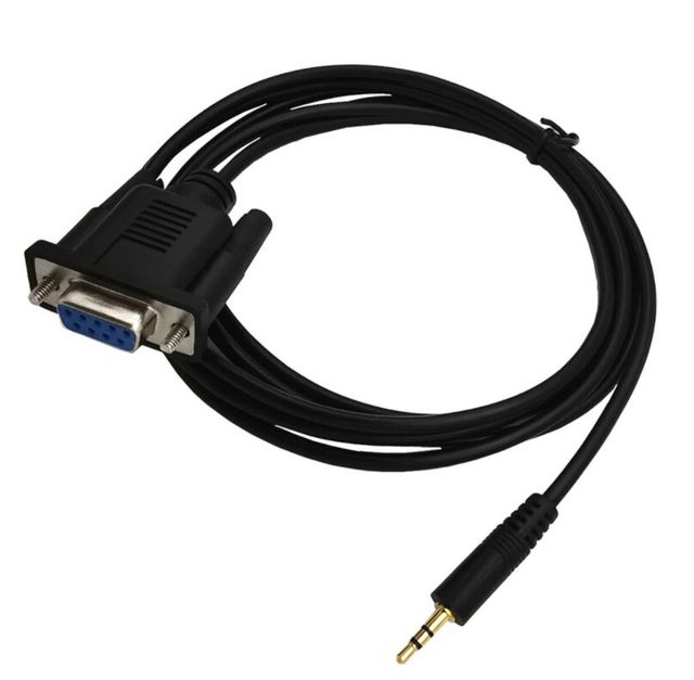 9 Pin RS232 DB9 Female to 3.5MM Male Jack Adapter Serial Cable Cord 1.8M
