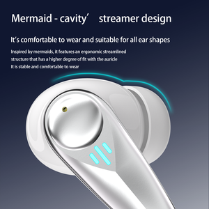Écouteurs intra-auriculaires <span class=keywords><strong>Bluetooth</strong></span> pour jeux, réduction de bruit, connectivité instantanée 2,4 GHz, latence ultra-faible, écouteurs de jeu moulés sur mesure - Product Image 2