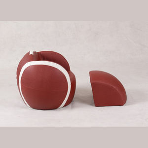 Meubles pour enfants en cuir de football/canapé/chaise et pouf pour enfants - Product Image 3