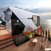 Maison capsule en structure acier moderne ROVELLC