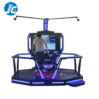 Plataforma de realidad Virtual 9D VR, simulador de vuelo, pantalla grande VR Space 9D, plataforma de pie para correr para HTC VIVE