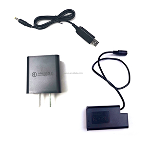 Livraison gratuite DMW-DCC16 DC Coupleur + Câble D'alimentation (QC) pour <span class=keywords><strong>Panasonic</strong></span> BLJ31 Batterie et LUMIX S1 S1R <span class=keywords><strong>S1H</strong></span> Lumix S Série Caméras. - Product Image 2
