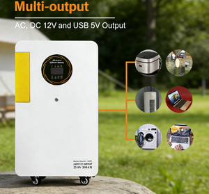 Unidad Integrada de Almacenamiento y Carga Solar para el Hogar, Batería de Litio de 5KWH-20KWH, Salida de 5-10kW, Diseño Apilable, Protección IP54 - Product Image 2