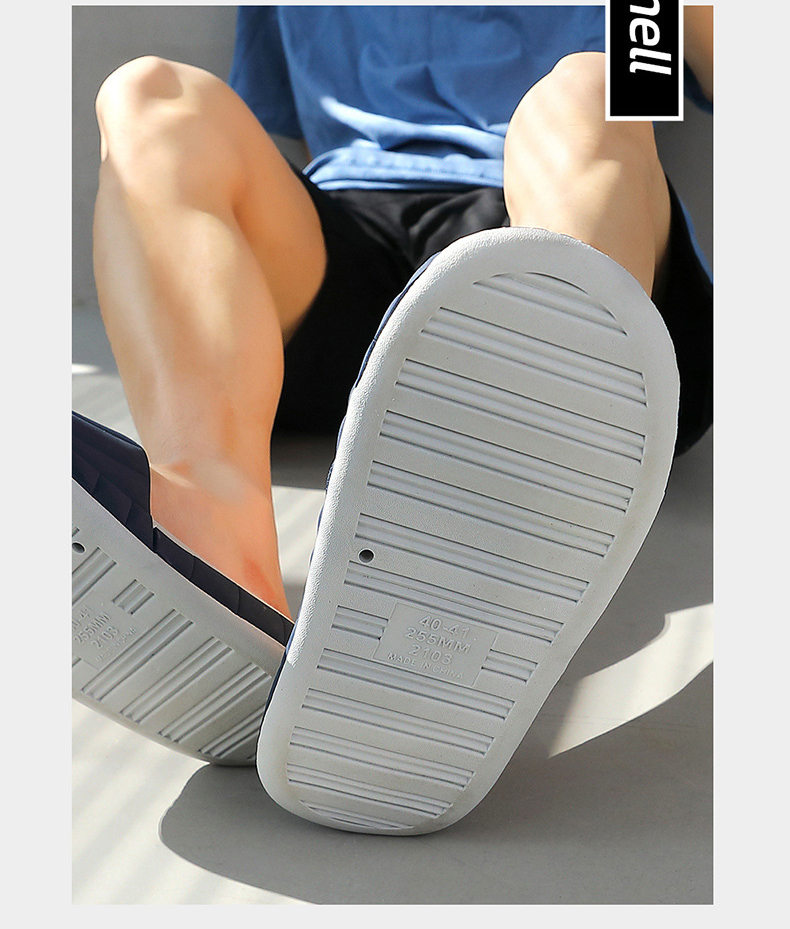 Home Slippers Bathroom Non-slip Women Slipper Thick Sole Indoor Outdoor Men Slides Shoes