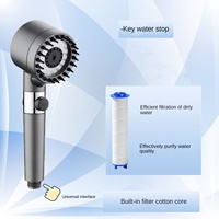 Support de douche à main multifonctionnel à jet pressurisé Accessoire de robinet de salle de bain pour systèmes pressurisés modernes