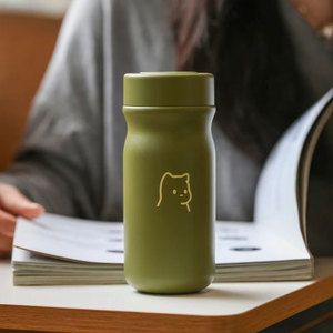 12oz new vacuum tumbler stainless steel double Leak-proof mini tumbler With <b>tea</b> <b>infuser</b> 12oz tumblers - Product Image 5