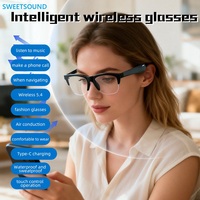 Lunettes Audio Intelligentes : Appel Audio, Contrôle Tactile en Temps Réel, Microphone, Chargement Type-C, Lunettes IA