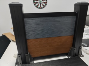 Linyuanwai OEM tubi quadrati in lega di alluminio tappi terminali per recinzione Post tubo di copertura del tubo sedia inserto inserto cantiere cantiere Fenc - Product Image 5