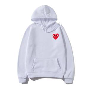 Felpa con Cappuccio Unisex Foderata in Pile a Forma di Cuore per <span class=keywords><strong>Uomo</strong></span> e Donna Alla Moda in Fibra di Poliestere - Product Image 5