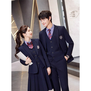 Women's Suit Set Blazer Vest Pants Shirt Pleated Skirt Formal Anti-Wrinkle Full Sleeve Autumn Winter Banquet Wear - Product Image 1