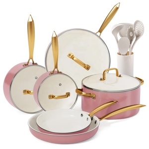 Không <span class=keywords><strong>Stick</strong></span> - Ceramic chảo bếp nấu ăn đồ dùng Frying <span class=keywords><strong>Pan</strong></span> không dính Cookware sets đối với Nấu Ăn Quà Tặng - Product Image 1