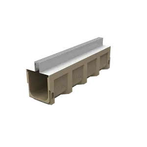 GREENTECH Drainage Channel Mould 0 Penetration U-shaped 250mm Polymer Resin Concrete Gutter