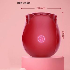 En gros Blanc Rouge Rose D'aspiration Rose Langue Vibrateur vibrant <span class=keywords><strong>clitoris</strong></span> sucer lécher fleur jouets sexuels femmes - Product Image 4