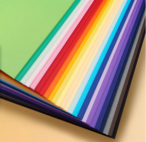 A3 Molandi couleur carton dur fait à la main maternelle bricolage Art matériaux blanc noir vert <span class=keywords><strong>bleu</strong></span> rouge papier coupe fond - Product Image 1