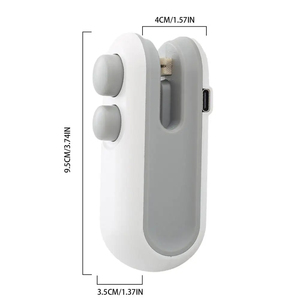 เครื่องซีลถุงพลาสติกแบบพกพา USB ขนาดเล็ก สำหรับซีลสูญญากาศ ซีลถุงขนม ซีลอาหารสด ร้อนเร็ว - Product Image 6