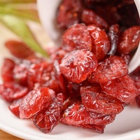 Groothandelsprijs Hoge Kwaliteit Natuurlijke Pure Gedroogde Cranberry Zoete Smaak 100g 250g Zakjes Gedroogd Fruit Snack