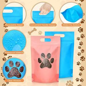 Sacs thermoscellables en PE de haute qualité, imprimés sur mesure avec fenêtre, anti-odeur, qualité alimentaire, pour emballage de nourriture pour animaux de compagnie, faible MOQ - Product Image 5