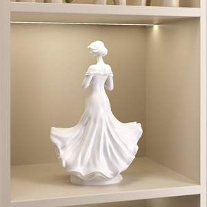 Sculpture d'<span class=keywords><strong>art</strong></span> décorative, déesse musée, sculpture haut de gamme, style minimaliste <span class=keywords><strong>moderne</strong></span>, salon, entrée, armoire à vin, artisanat en résine - Product Image 3