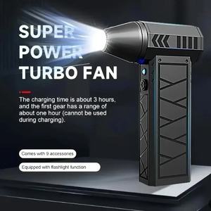 New 200000 RPM <b>Mini</b> Turbo Jet Fan Electric Air Adjustable Wind Speed Turbo Violent Blower Rechargeable for <b>PC</b> Car Cleaning - Product Image 6
