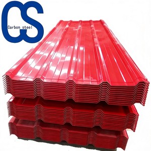 Tôle d'acier galvanisé prépeinte, épaisseur 0,12-0,8 <span class=keywords><strong>mm</strong></span>, tôle de toiture ondulée GI, DX51D SGCC, matériau de construction - Product Image 1