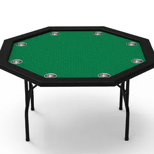 Table de Poker octogonale personnalisée multicolore, prix d'usine, vente en gros