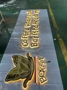Letrero Comercial Personalizado Carrey de Acero Inoxidable con Retroiluminación LED para Exteriores, con Enchufe, Impermeable IP54, para Hogar, Centro Comercial, Oficina, Tiendas, Bares - Product Image 5