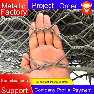 Hot-Dip mạ kẽm gabion Net rắn bãi biển lồng Reynolds Pad Binger đồng bằng Dệt Phong Cách Hàn lưới cắt cho sông dốc - Product Image 5