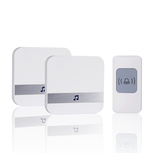 ชุดกริ่งประตูไร้สายพร้อมตัวรับสัญญาณ2ตัว1ตัวเลือกปลั๊กแบบทั่วโลกสำหรับระบบรักษาความปลอดภัยในโรงแรมครอบครัว - Product Image 2