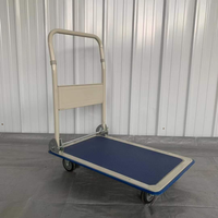 Carretilla Plegable con Ruedas, Plataforma de Transporte, Carro de Mano, Carretilla con Ruedas