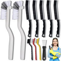 Sikat Pembersih Plastik Isi Ulang untuk Dapur Kamar Mandi, Sikat Putar untuk Lantai, Panci, Piring, Botol, Sepatu, Jendela, Rambut, Sabun, Toilet, Bor