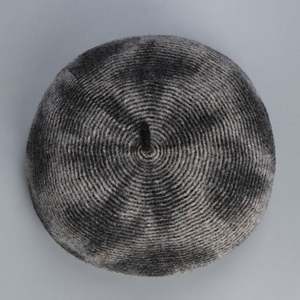 2025 New Arrival Australian Wool <b>Tie</b> Dyed Slouch Style Beret for Women Winter Warm Elegant Casual Fashion Colorful Beret Hat - Product Image 6