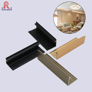 Profilo a <span class=keywords><strong>U</strong></span> in Alluminio Serie 6000 Ruicheng Modern per Bordi Porta, Impermeabile, Basso MOQ, Accessorio Metallico per Uso in Appartamento - Product Image 6
