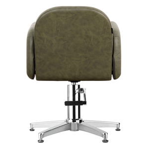 Équipement et mobilier de salon de coiffure et de beauté, chaise de coiffeur tout usage en vert sauge, chaise de barbier en métal - Product Image 2