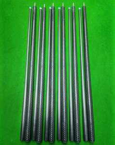 Taco de Billar de Fibra de Carbono 3K al por Mayor de Fábrica, Eje 100% Fibra de Carbono y Culata de Fibra de Carbono 3K, con Diseño Clásico sin Logotipo - Product Image 1