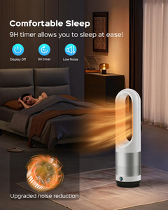 2 en 1 aire fresco y caliente sala de estar ventilador sin aspas con oscilación izquierda y derecha - Product Image 3