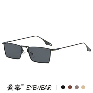 Eyewear <b>Square</b> Sunglasses Metal <b>Frame</b> <b>Gold</b> UV400 Unisex Fashion Street Style - Product Image 5