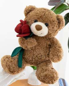 Giocattoli di San Valentino in Vendita, Peluche Imbottiti, Orsacchiotto 25 35 45 60cm in Cotone PP per Bambini, Madri e Fidanzate - Product Image 4