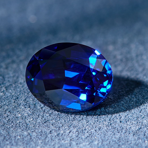 Saphir bleu de laboratoire Wangfu, taille <span class=keywords><strong>rose</strong></span>, taille radiant, formes multiples, pierre précieuse en vrac à changement de couleur pour la fabrication de bijoux, vente en gros - Product Image 2