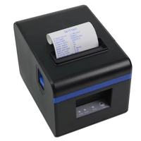 Gran Oferta impresora térmica de recibos de 80mm con cortador automático USB + LAN precio más bajo impresora de facturas de supermercado impresoras térmicas de 58MM/80MM