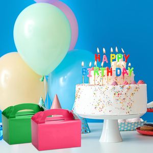 Cajas de Regalo Personalizadas al por Mayor para Niños, Multicolores, con Asa, para Fiestas de Cumpleaños, Bodas, Recuerdos, Dulces y Golosinas - Product Image 6