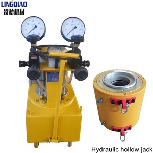 bibo YCW Series Hydraulic Prestressed <b>Post</b> Tension Double Acting Stressing Hollow Jack - Product Image 4