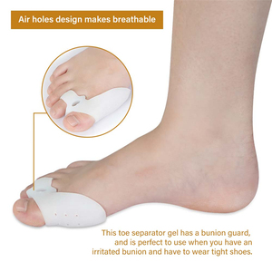 Chaussettes correctrices ajustables pour hallux valgus, séparateurs d'orteils antidérapants, ensembles <span class=keywords><strong>de</strong></span> soins pour les orteils, correcteur d'orteils - Product Image 3