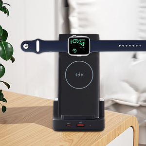 Batterie externe multifonction 20W à aspiration magnétique haute capacité 2026 pour téléphone portable et Apple Watch, avec support PD65W 10000mAh - Product Image 4